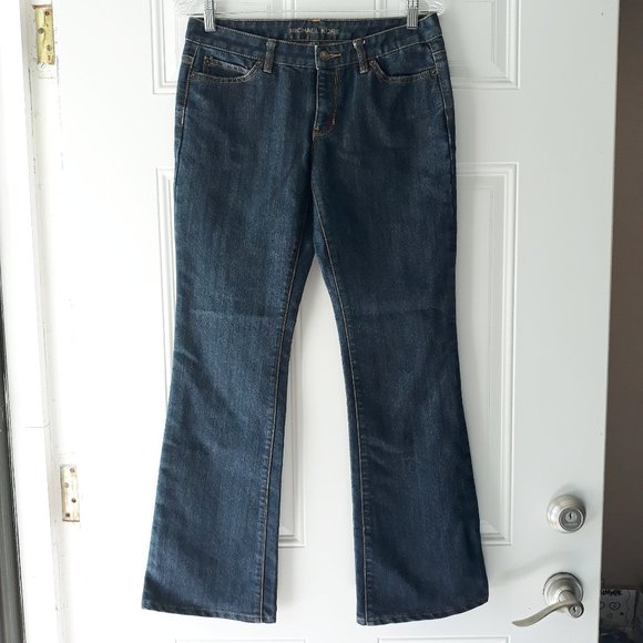 Michael Kors Boot Cut Dark Wash Low Rise Jeans Sz4 - Picture 1 of 11